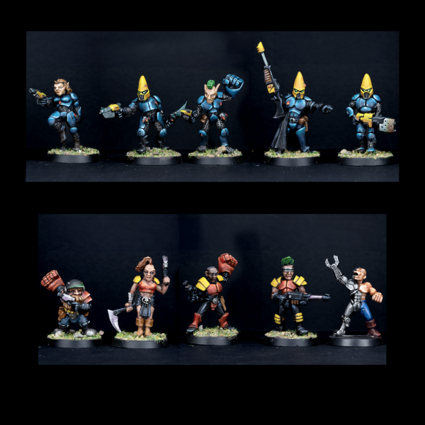 Space Adventures - The Full Starship Skirmishers Crew